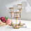 Crystal Metal Candlestick Tealight Candle Holders For-silver S 5