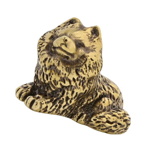 Metal Dog Statue Figurine Dog Sculpture Decorative Objects-B