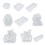 Flexible Silicone Candle Base Mold For Creative Art And-2 B 6