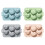 6 Cavity Multipurpose Heart Shape Dessert Mold Kitchen-Blue 2