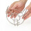 Practical Metal Steaming Rack With Elevating Legs-4 Inches 6