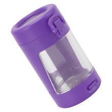 Tragbare LED-Lichtglas mit Lupe, 50mAh, 85mm, Lila