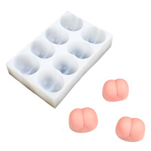 Funny Puddings Molds In Booty Design With Ergonomic Handle-S