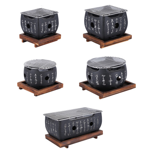Delicate Square Round Shape Roaster With Heat-rectangle 2