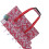 Easy Transport Mahjong Holder Featuring Multiple Sections-red 4 1