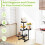 Strong Construction 5 Layer Metal Plant Frame Support For 5