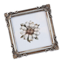 Retro Picture Frame,Antique Ornate Photo Frame Old-old silver