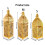 Multipurpose Moroccans Themed LED Lantern For Tabletop Or-L 2