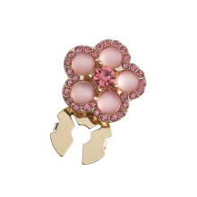 Fashionable Florals Themed Dress Shirt Cufflinks For-pink