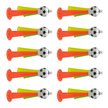 Set Of 10 Random Colored Plastic Horns Loud And Fun-M