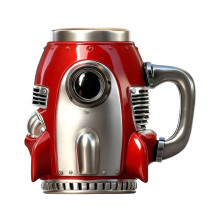 Rockets Shape Resin Cup with Steel Lining Insulated Mug For