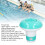 Pool Automatic Chemical Dispenser 13cm PP Floating Chlorine Feeder 9