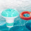 Pool Automatic Chemical Dispenser 13cm PP Floating Chlorine Feeder 10