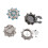 Rhinestones Alloy Button Clips Shirt-white blue diamond1 5