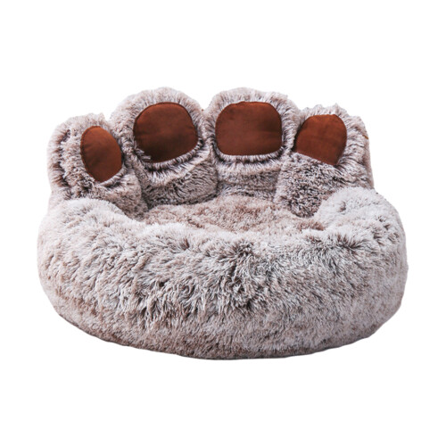 Cosy Bear Paw Pet Bed Plush 1