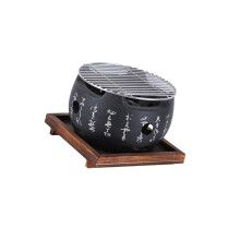 Traditional Japanese Charcoal Grills With Sturdy-large round