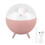 Umidificatore Space Bear da 260ml con luce notturna, rosa, diffusore USB 2
