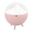 Umidificatore Space Bear da 260ml con luce notturna, rosa, diffusore USB 9
