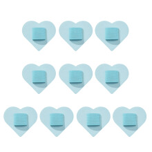 Space Saving Heart Stick Back Pen Holder Craft Of PU-Blue