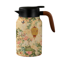 Starke Teeflasche aus Metall, 1500 ml, erweiterte-Begonie