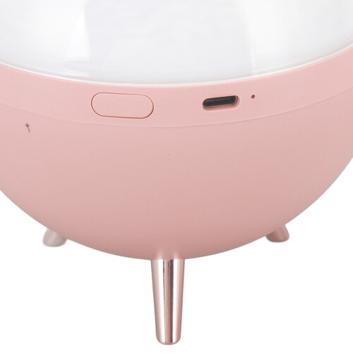 Umidificatore Space Bear da 260ml con luce notturna, rosa, diffusore USB 2