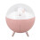 Umidificatore Space Bear da 260ml con luce notturna, rosa, diffusore USB 13