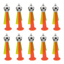 10 STKS Plastic Luchthoorns Voetbal Fan Trompet Slijtvaste-M