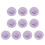 Offices Decoration Sticky Base PU Leather Writing-Purple 1