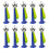 Set Of 10 Random Colored Plastic Horns Loud And Fun-L 1