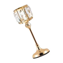 Bougeoirs en cristal, tasse pour Table de mariage, centres-or M