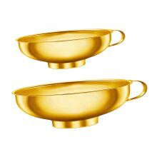 Hoogwaardige 2/3-pack roestvast stalen trechterset-2-delige set