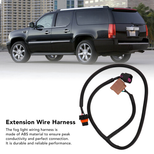 Fog Light Wiring Harness Extension for Escalade ESV 2007-2014 2
