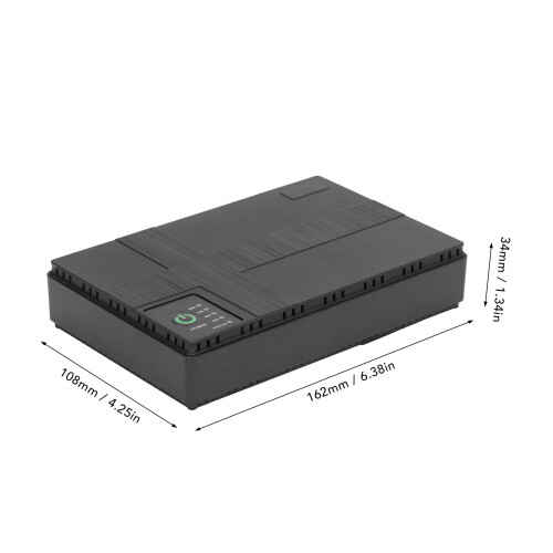 8800mAh UPS Battery Backup 4-Battery Black EU Plug 1