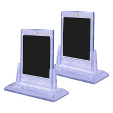 Clear Card Holders Display Stand with Base For Sports And-2