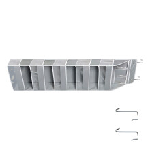 Low Weight Over The Door Storage System Ideal For Small-grey