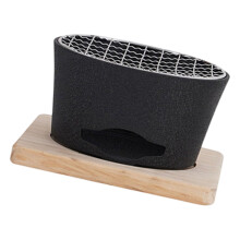 Practical Aluminum Alternative Tea Stove Charcoal-Black L