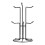Strong Metal Coffee Mug Organizer Features 6 Spacious-Black 2