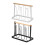 Practical Metal Cup Organizer with Angled Design Iron-Black 3