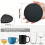 6/12Pcs Reusing Silicone Drink Coasters With Holder Cup Mat-6 4