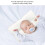 Cute Toddler Pillow Bear Pattern, Soft PP Cotton, 39x23cm 12