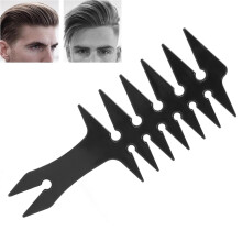 Wide Tooth Hair Comb for Men, Smooth Detangling, ScalpFriendly Double Sided Styling Comb Black