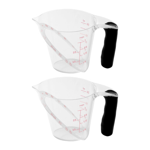 Tasse à mesurer multi-usage pour liquides, solides,-2 pièces
