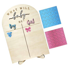 Gender Reveal Game Kits,Gender Reveal Voting Poster Board with
