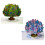Quality 3D Layering Greeting Card With-butterfly green 2