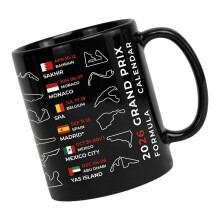 2026 Formula Racing Seizoenskalender Mok Ergonomische handgreep