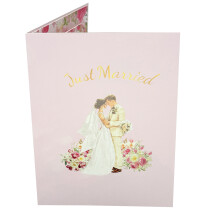 Exquisited 3D Peach Blossom Greeting Card With-Peach blossoms