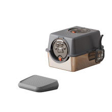 Enclosed Cats Litter Boxes with Removable Bottom Stainless-8