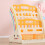 Children's Plastic Bookshelf – Rainbow Yellow, Floor 4