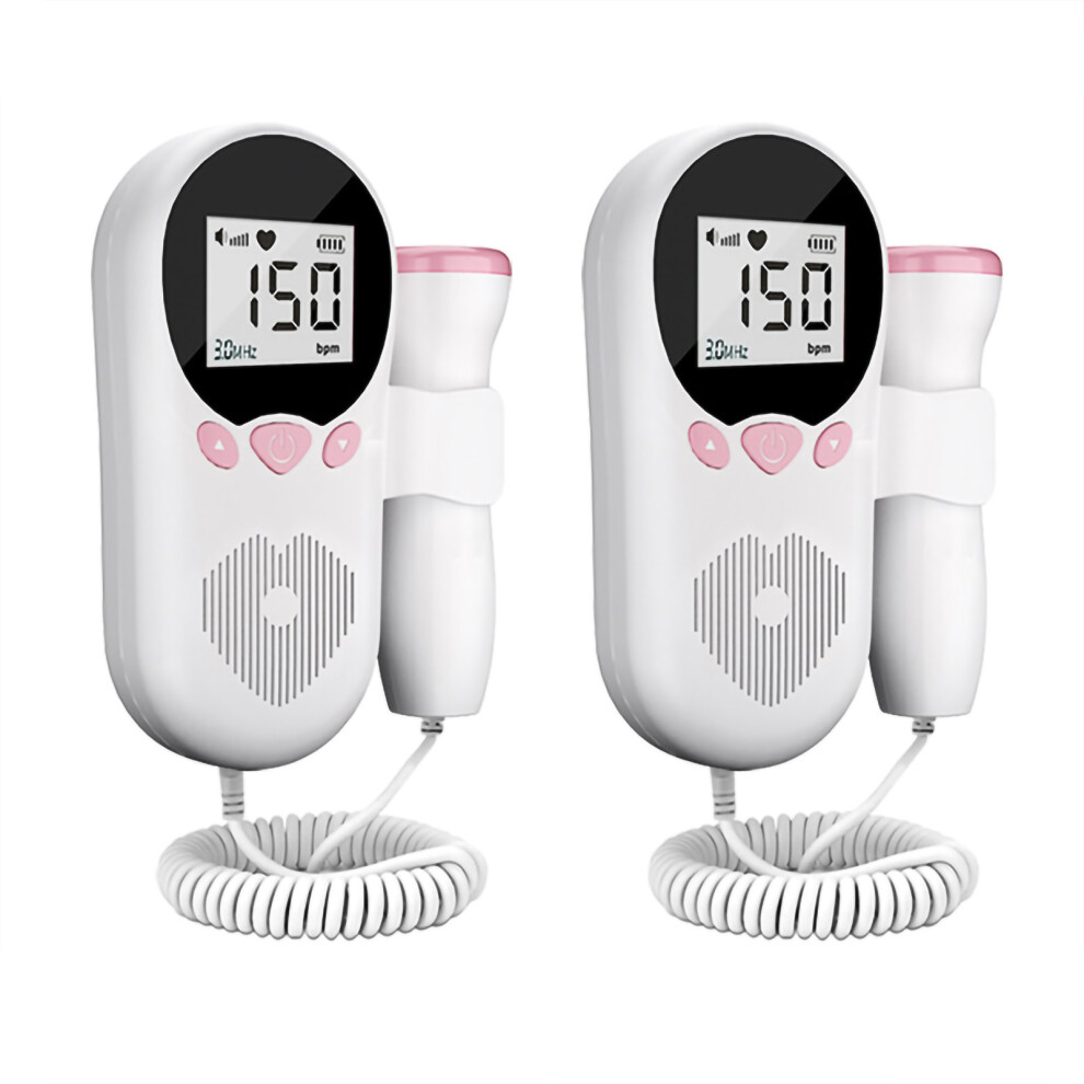 Fetal Heart Rate Monitor with LCD Display, Large Probe, 18cm Box