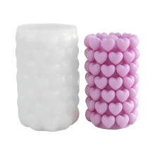 Heart Basket And Cylinder Silicone Molds For Handmade-5580
